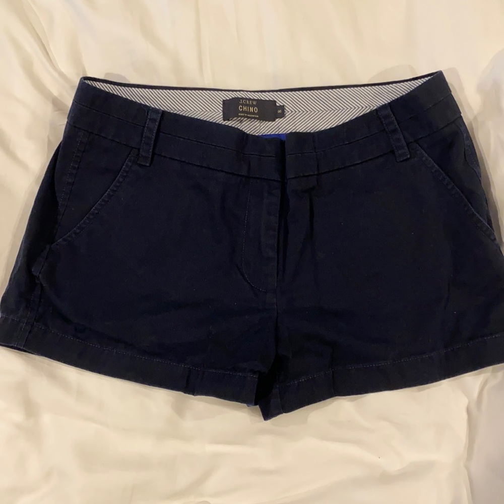 J. crew navy blue Chino shorts